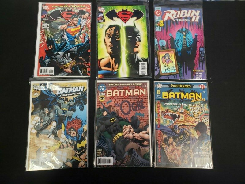 Batman 6pc (Vf/nm) Superman/batman, Batman Confidential, Batman Annual 1991-2008 (1991), raw comic book in VF/NM condition — front cover