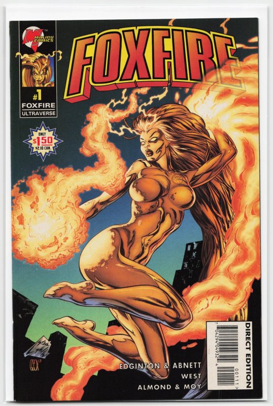 Foxfire #1 (1996), raw, ungraded comic book — front cover