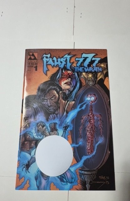Faust: 777 the Wrath #1 (1999), raw comic book in NM condition — front cover