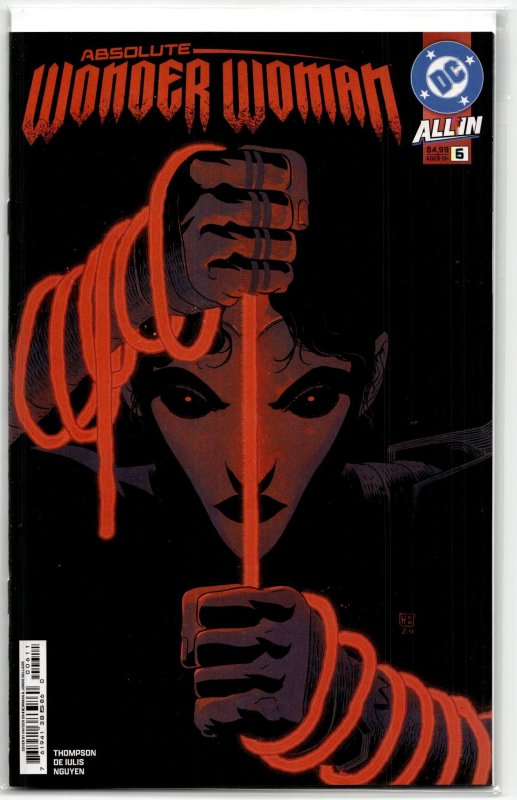 Absolute Wonder Woman #6 (DC Comics, 2025), raw, ungraded comic book — front cover