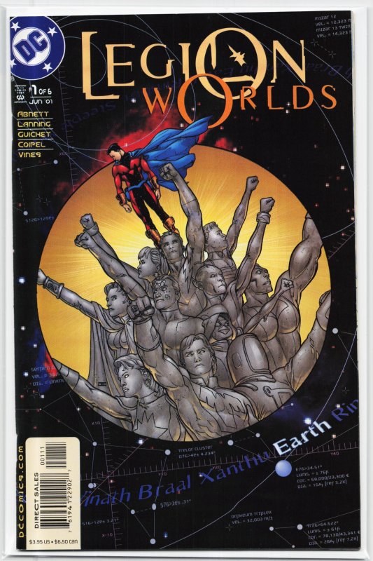 Legion Worlds #1 (2001), raw, ungraded comic book — front cover