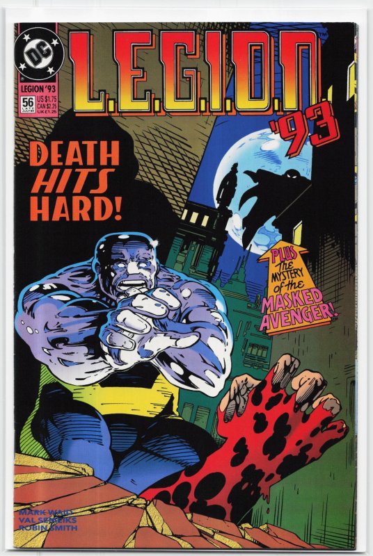 L.e.g.i.o.n #56 (DC Comics, 1993), raw, ungraded comic book — front cover