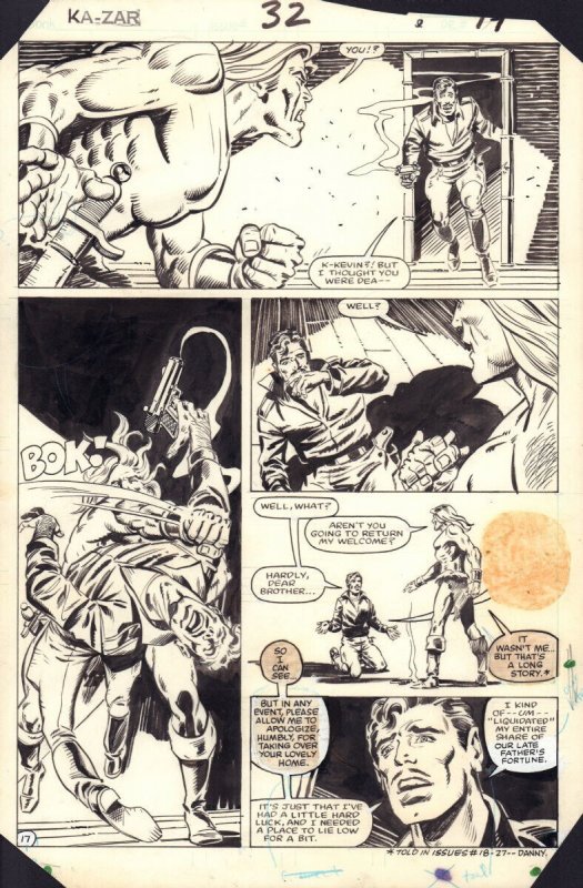 Ka-Zar the Savage #32 (Marvel Comics, 1984), raw, ungraded comic book — front cover
