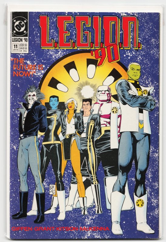 L.e.g.i.o.n #11 (DC Comics, 1990), raw, ungraded comic book — front cover