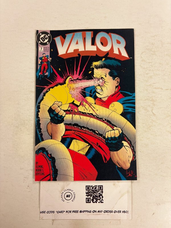 Valor #7 (DC Comics), raw comic book in NM condition — front cover