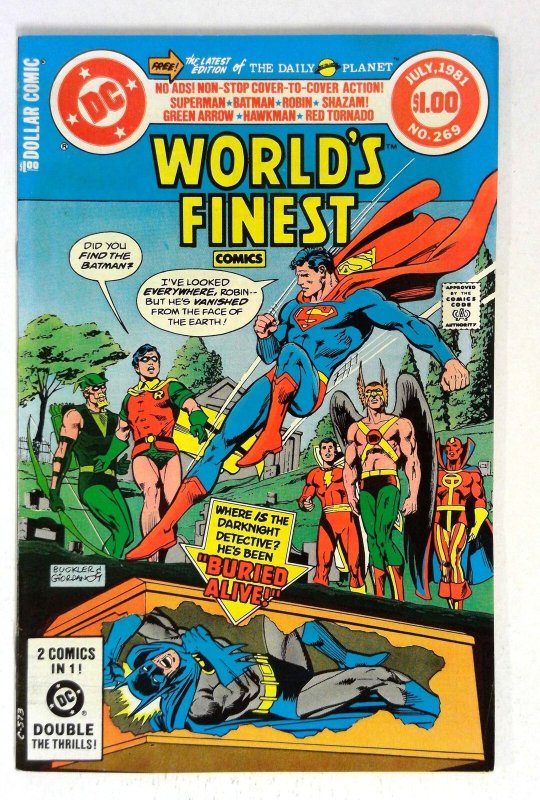World's Finest #269 (DC Comics, 1981), raw comic book in VF/NM condition — front cover