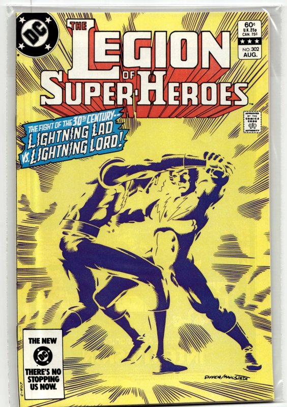 Legion of Super-Heroes #302 (DC Comics, 1983), raw, ungraded comic book — front cover