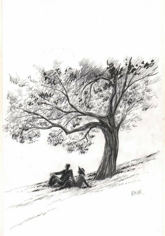 Couple of Lovers Under a Tree Published by Lerner - 2015 art by Henrik Rehr (2015), raw, ungraded comic book — front cover
