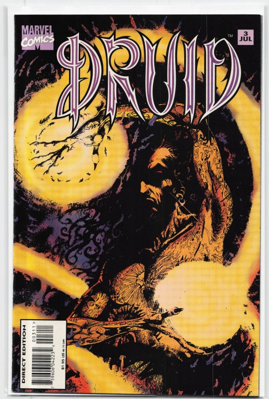 Druid #3 (1995), raw, ungraded comic book — front cover