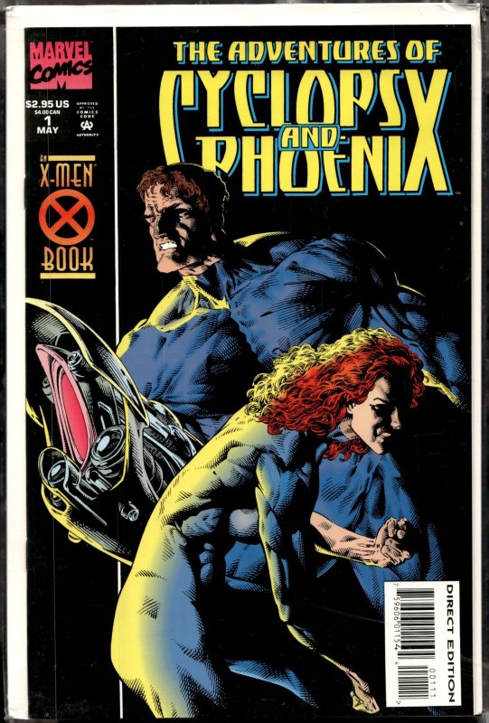 The Adventures of Cyclops and Phoenix #1 (Marvel Comics, 1994), raw, ungraded comic book — front cover
