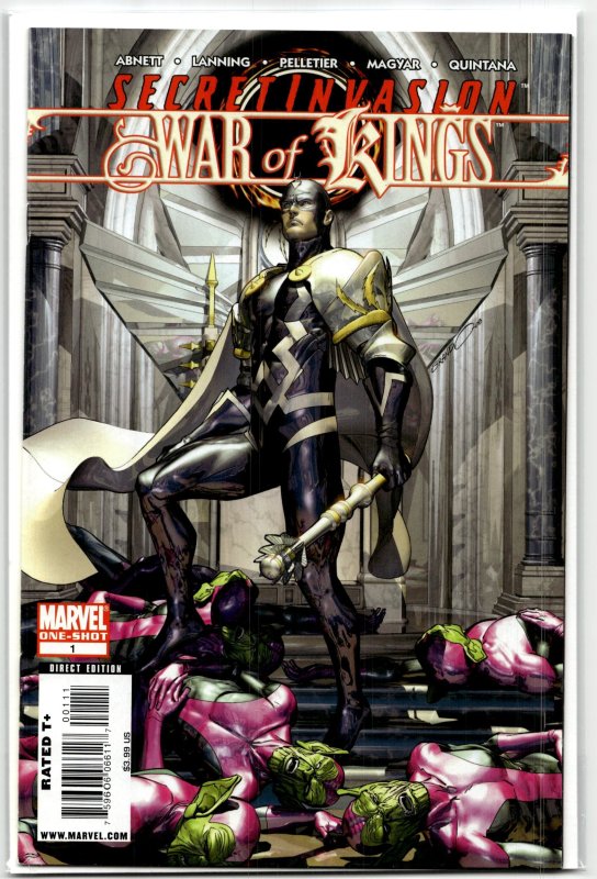 Secret Invasion: War of Kings (2009) Black Bolt (Marvel Comics, 2009), raw, ungraded comic book — front cover