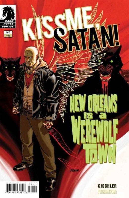 Kiss Me, Satan #1 (Dark Horse Comics), raw comic book in VF/NM condition — front cover