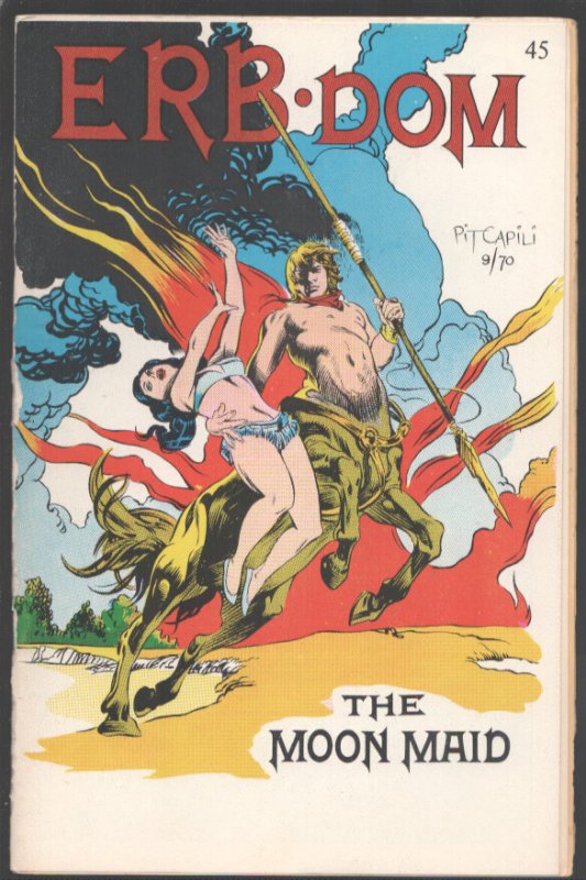 ERB-dom #45 (1971), raw, ungraded comic book — front cover