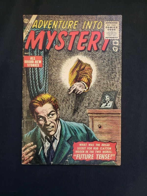 Adventure into Mystery (Vg/fn) Issue #1 (1956), raw comic book in VG/FN condition — front cover