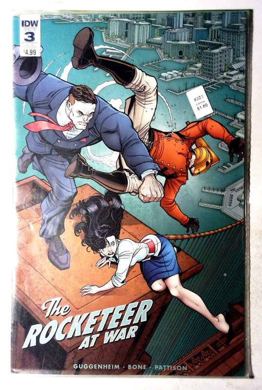 The Rocketeer at War #3 (IDW Publishing, 2016), raw, ungraded comic book — front cover
