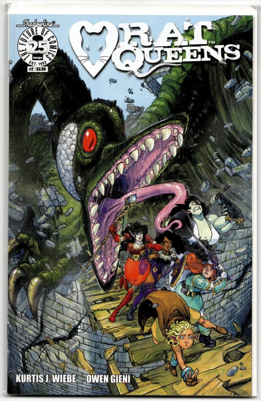 Rat Queens #2 (Image Comics, 2017), raw, ungraded comic book — front cover