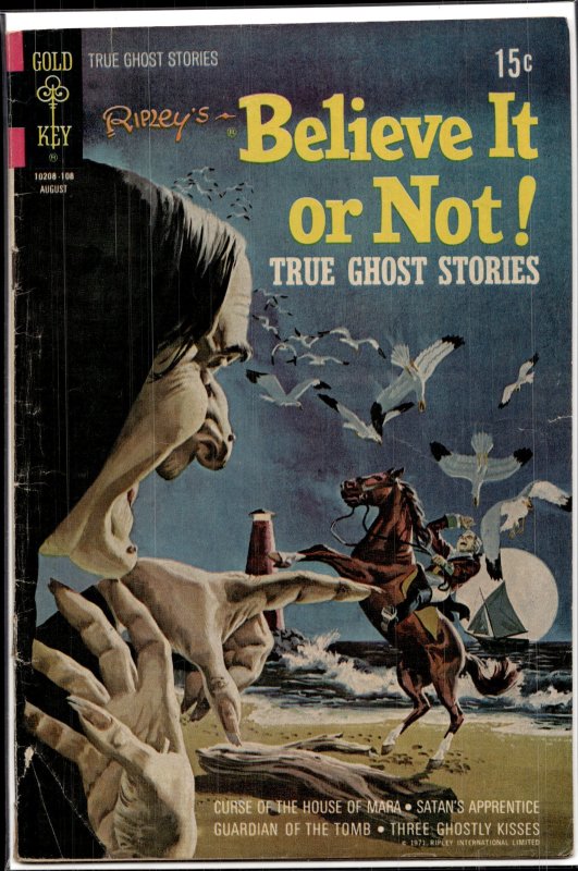 Ripley's Believe it or Not! #27 (Gold Key, 1971), raw, ungraded comic book — front cover