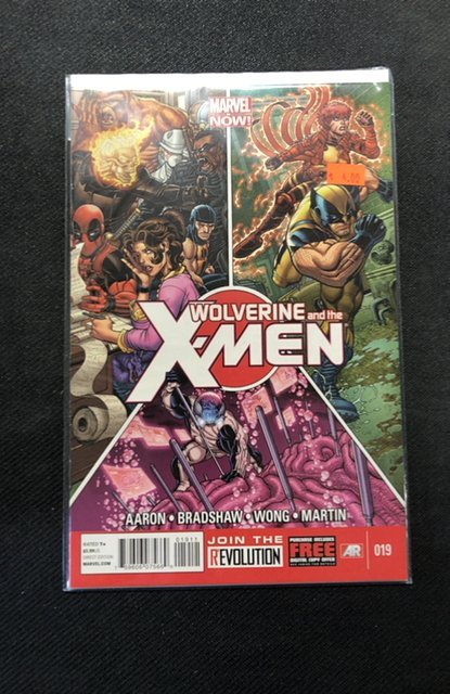 Wolverine & the X-Men #19 (Marvel Comics, 2012), raw, ungraded comic book — front cover