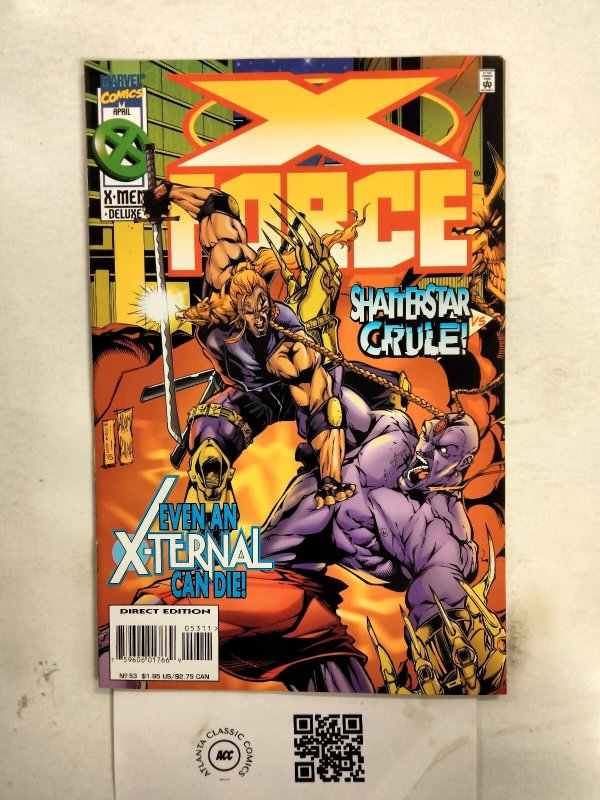 X_Force #53 (Marvel Comics, 1996), raw comic book in NM condition — front cover
