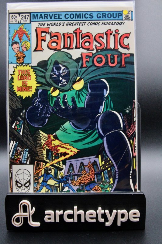 Fantastic Four #247 (Marvel Comics, 1982), raw, ungraded comic book — front cover