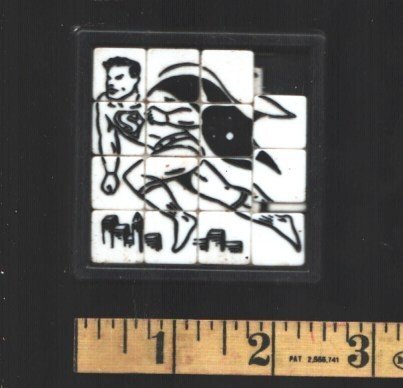 Superman Slide Game-1960's-rare, raw, ungraded comic book — front cover