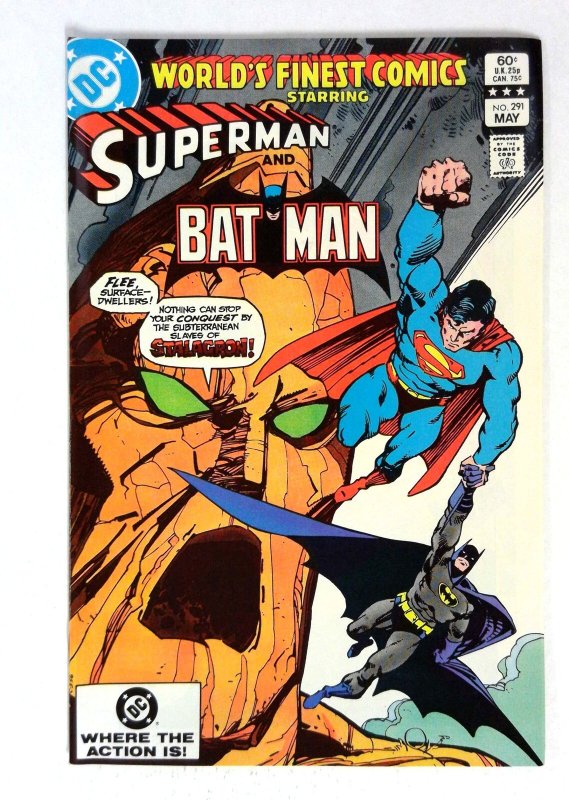 World's Finest Comics #291 (DC Comics, 1983), raw comic book in NM- condition — front cover