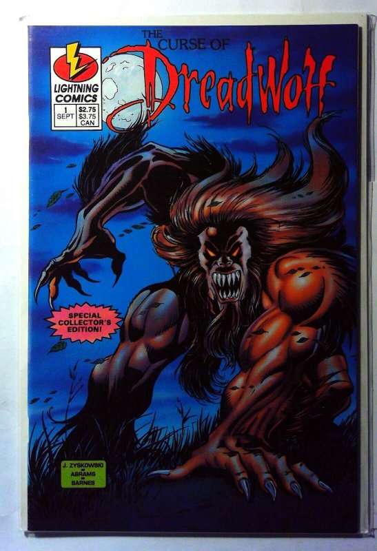 Curse Dreadwolf #1 (1994), raw, ungraded comic book — front cover