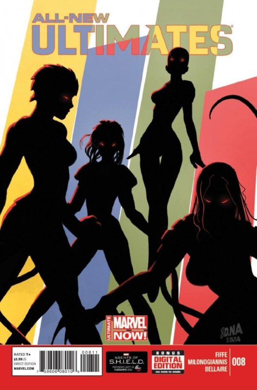 All-New Ultimates #8 (2014), raw comic book in VF/NM condition — front cover