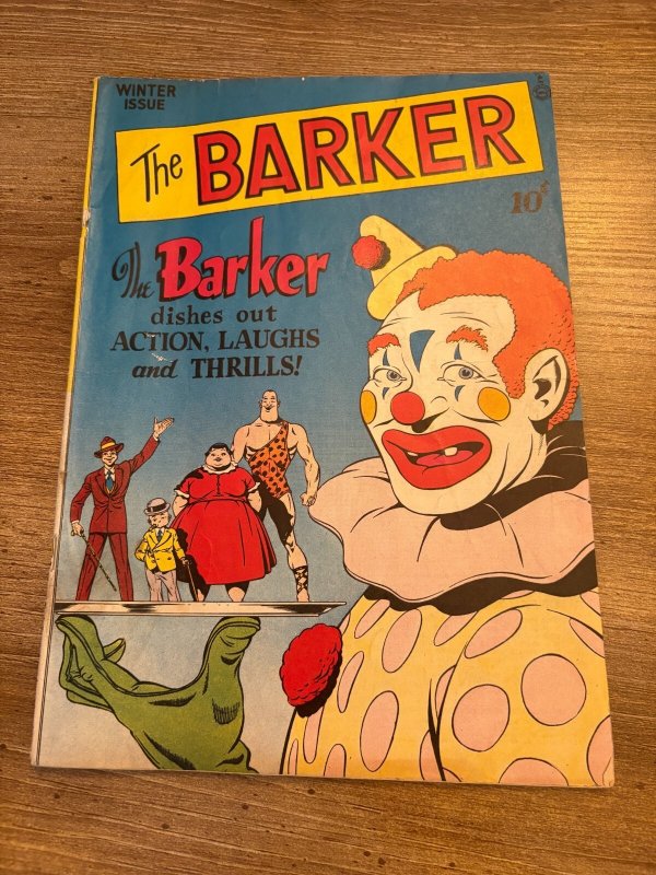 The Barker #2, raw comic book in FN condition — front cover