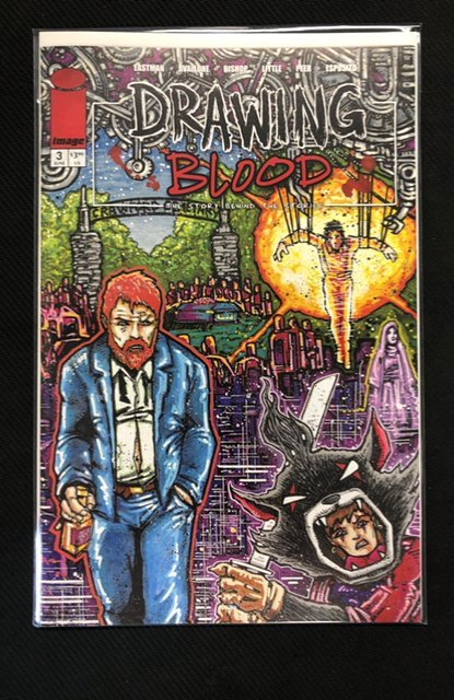 Drawing Blood #3 (2024), raw, ungraded comic book — front cover