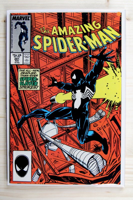 The Amazing Spider-Man #291 (Marvel Comics, 1987), raw comic book in VF+ 8.5 condition — front cover