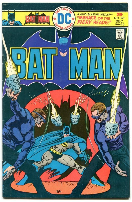 Batman #270 (DC Comics, 1975), raw comic book in FN/VF condition — front cover