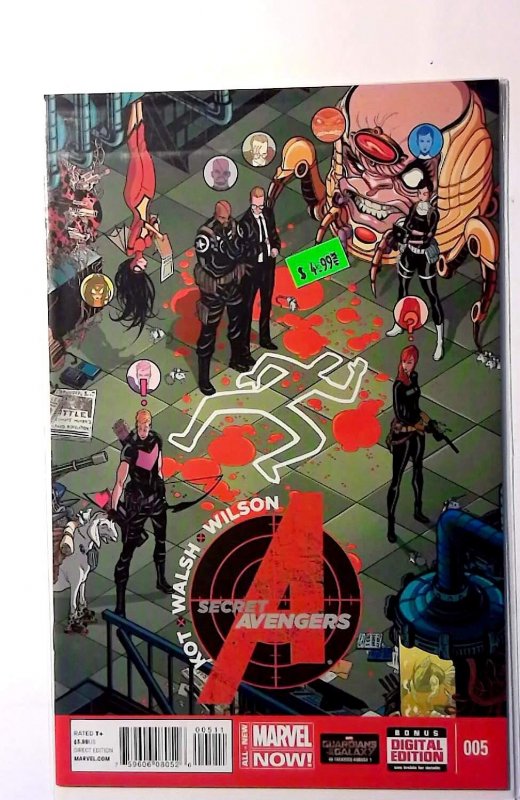 Secret Avengers #5 (Marvel Comics, 2014), raw, ungraded comic book — front cover