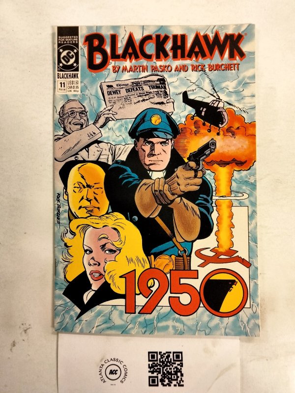 Blackhawk #11 (DC Comics), raw comic book in NM condition — front cover