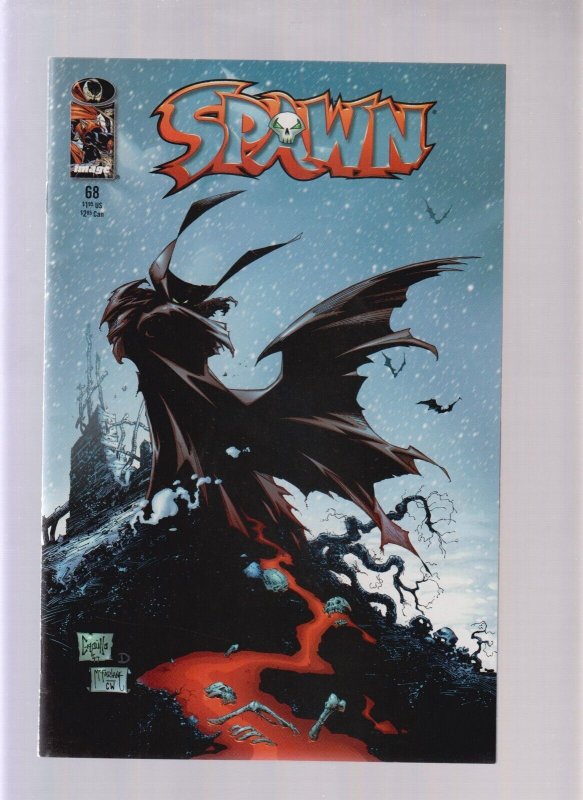 Spawn #68 (Image Comics, 1998), raw comic book in 9.0 condition — front cover