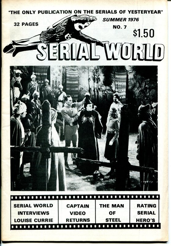 Serial World #7 (1976), raw comic book in FN condition — front cover