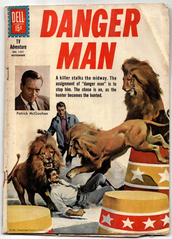Four Color #1231 (Dell Comics, 1961), raw, ungraded comic book — front cover