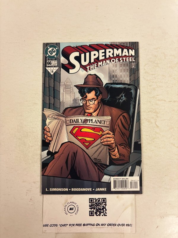 Superman the Man of Steel #66 (DC Comics, 1997), raw comic book in NM condition — front cover