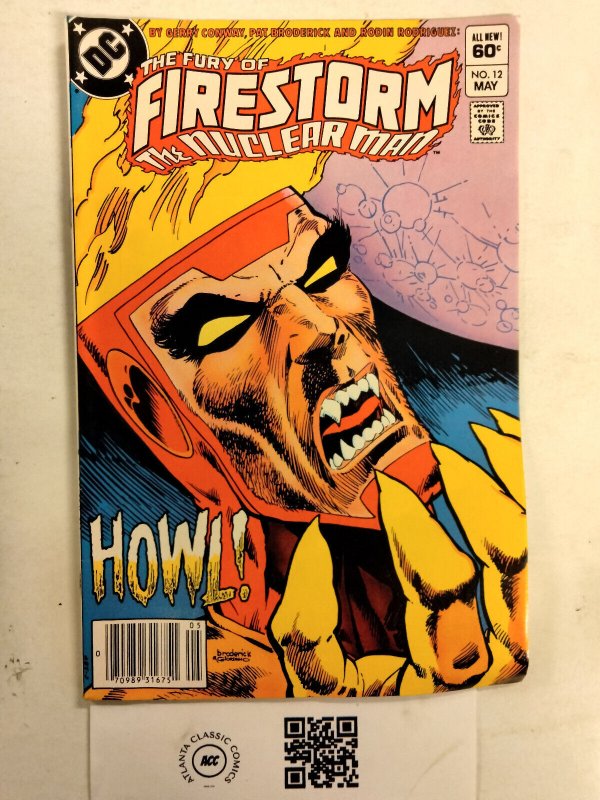 Firestorm the Nuclear Man #12 (DC Comics), raw comic book in VF condition — front cover
