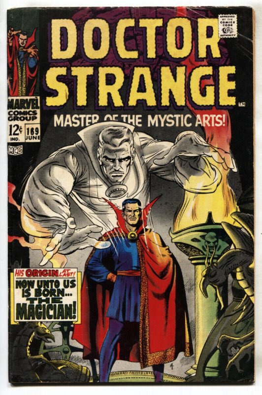 Doctor Strange #169 (Marvel Comics, 1968), raw comic book in VG/FN condition — front cover