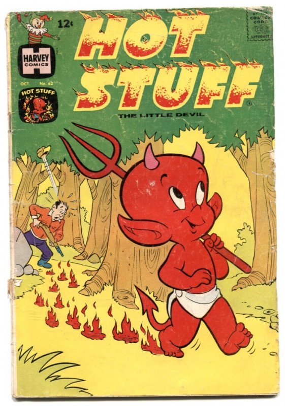 Hot Stuff #62 (Harvey Comics, 1964), raw, ungraded comic book — front cover
