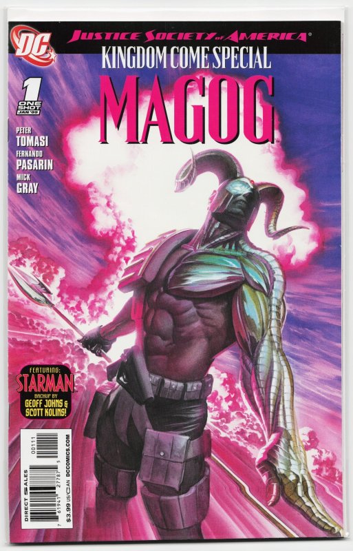JSA Kingdom Come Special: Magog (2009) Justice Society of America (DC Comics, 2009), raw, ungraded comic book — front cover