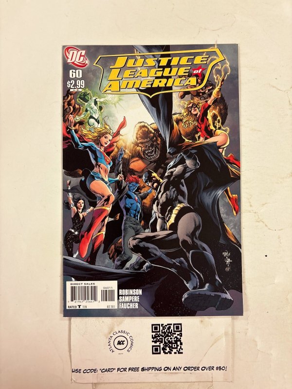 Justice League of America #60 (DC Comics), raw comic book in NM condition — front cover