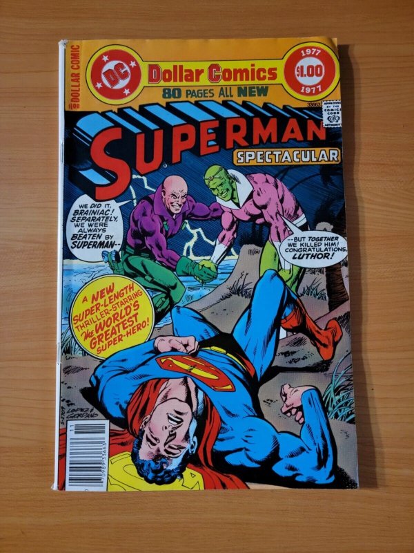 Superman Spectacular #5 (DC Comics, 1977), raw comic book in VF condition — front cover