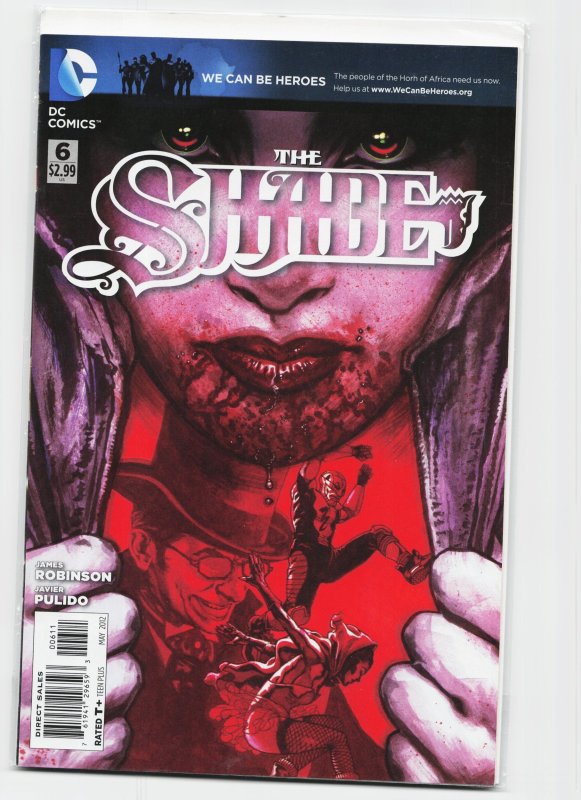 The Shade #6 (2012), raw, ungraded comic book — front cover