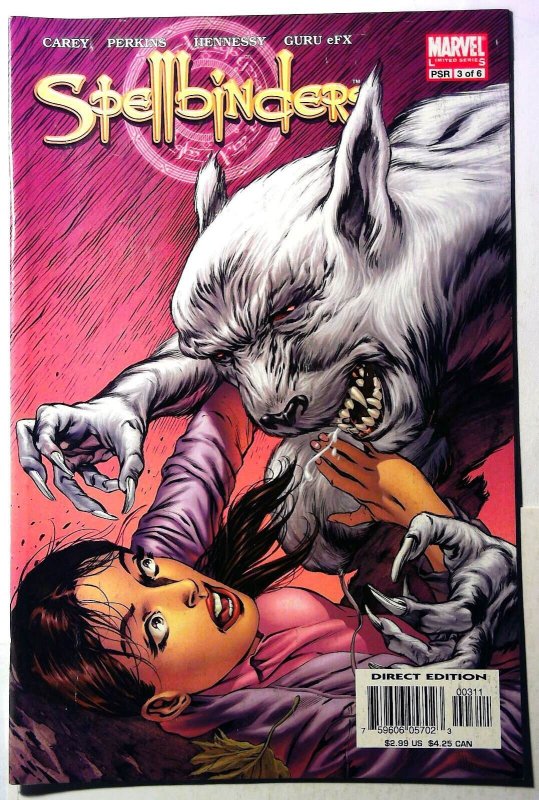 Spellbinders #3 (Marvel Comics, 2005), raw, ungraded comic book — front cover
