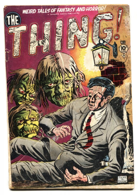 Thing #1 (Charlton Comics, 1952), raw, ungraded comic book — front cover