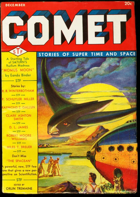 Comet--December 1940--Pulp Magazine--H-K Publications--VF (1940), raw comic book in VF condition — front cover
