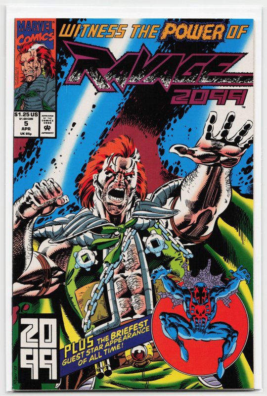 Ravage 2099 #5 (Marvel Comics, 1993), raw, ungraded comic book — front cover