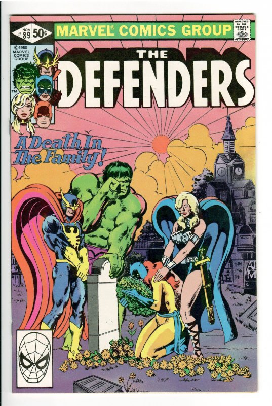 Defenders #89 (Marvel Comics), raw comic book in VF/NM 9.0 condition — front cover